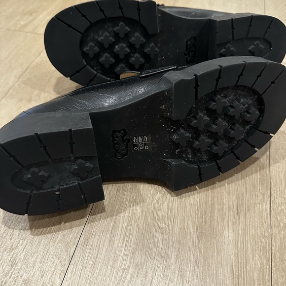 Coach Black Chunky Sole Loafers - Picture 3 of 9